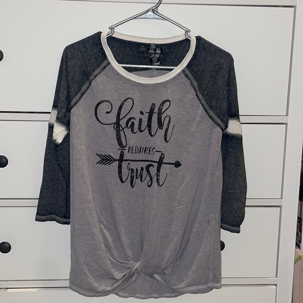 Christian tee from Sable Sky size small